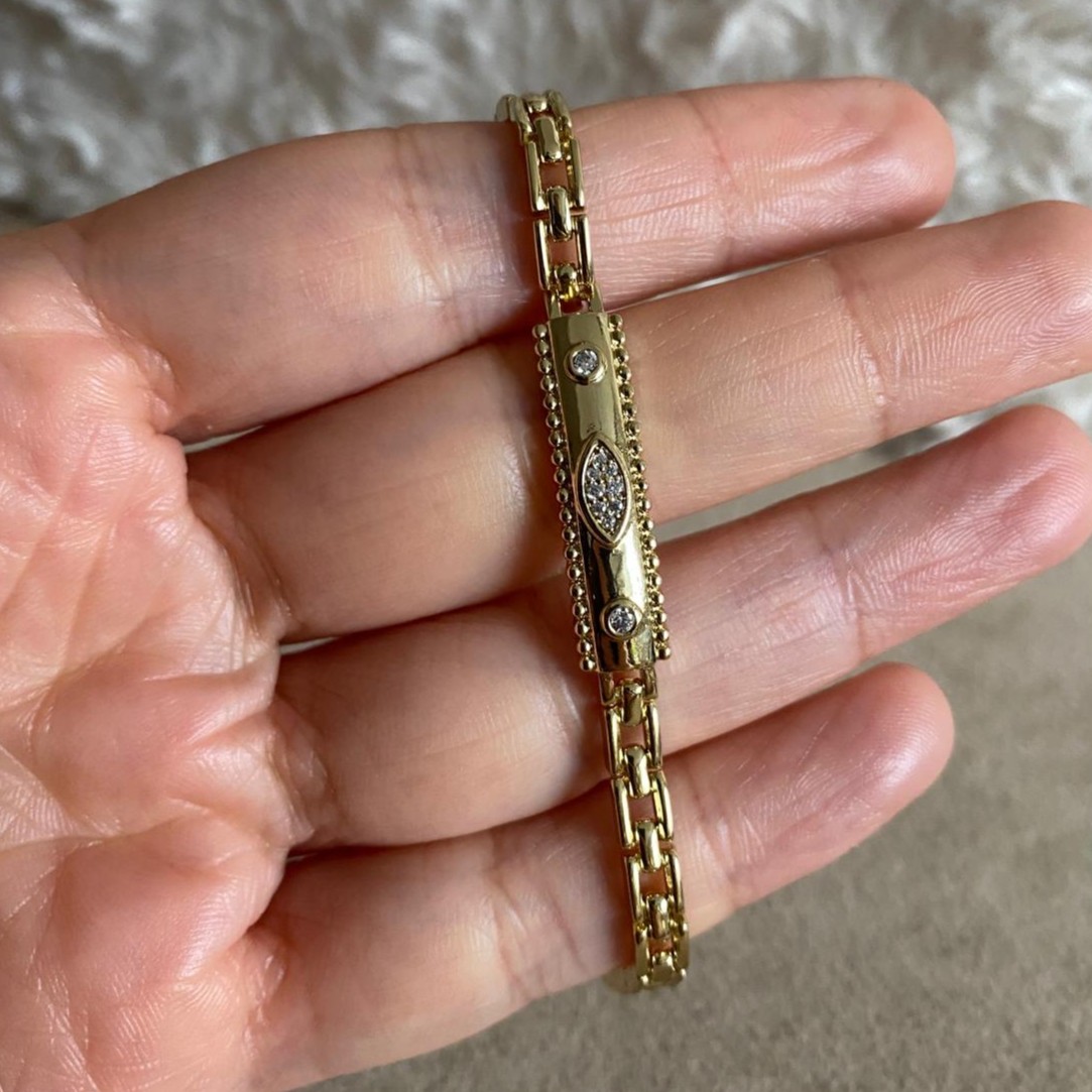 Xuping Gold Rengi Künye Bileklik