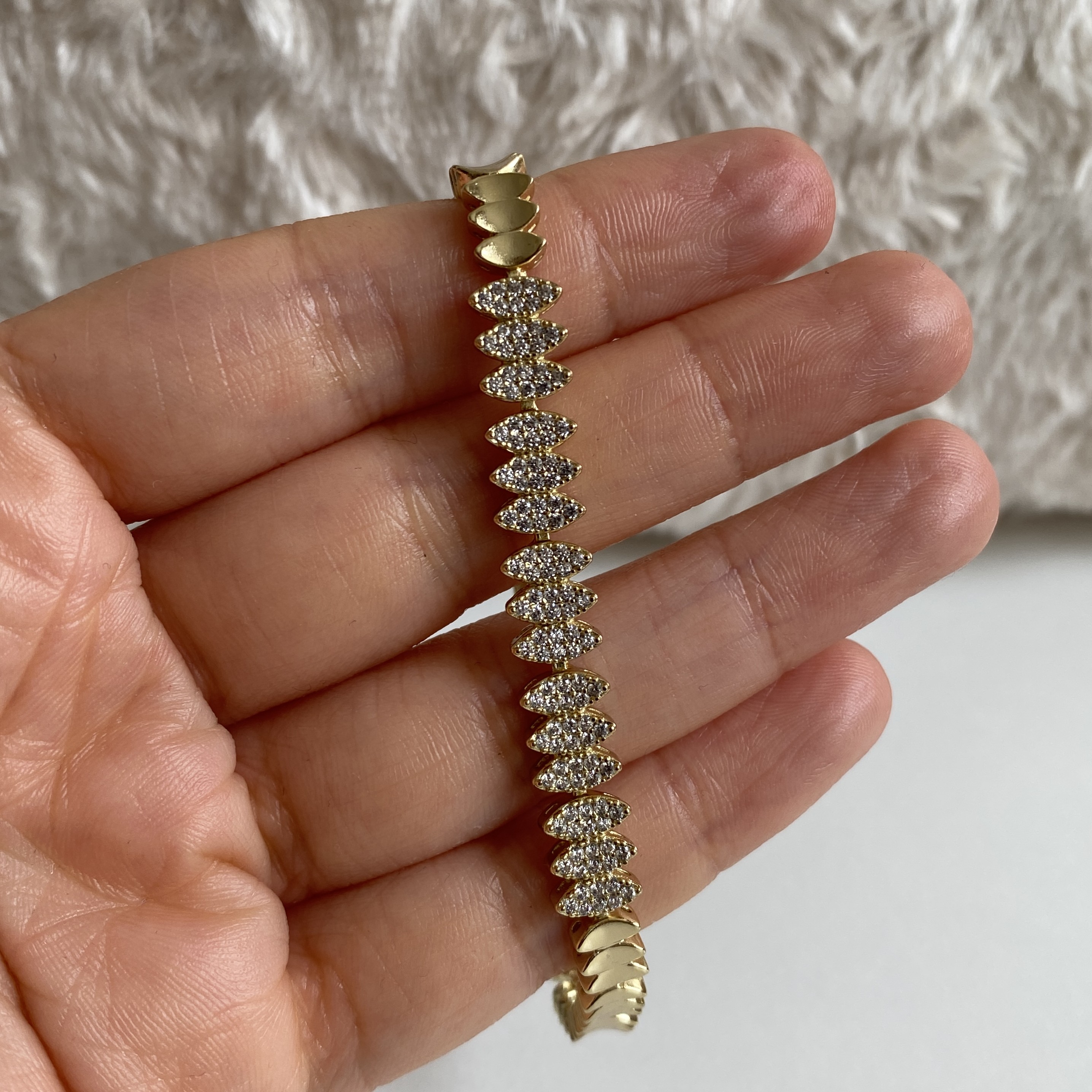 Xuping Gold Rengi Damla Bileklik