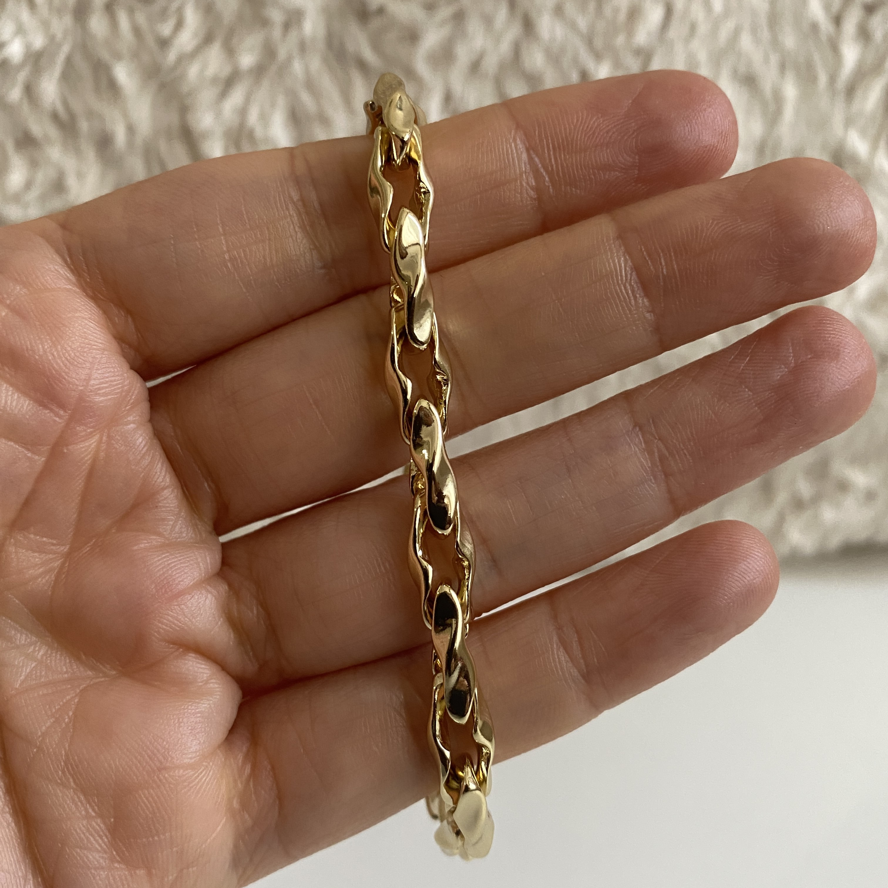 Xuping Gold Rengi Modern Zincir Bileklik