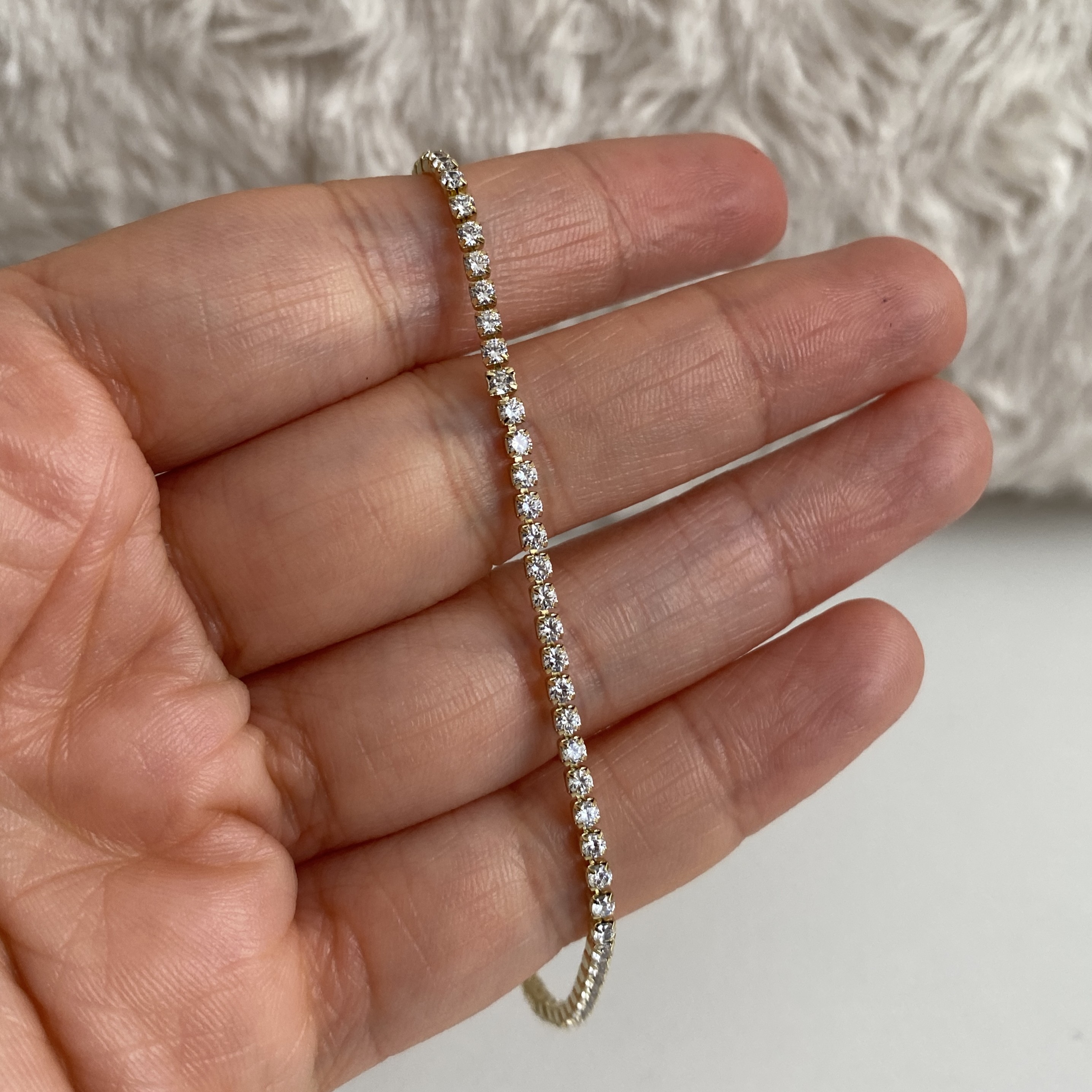 Xuping Gold Rengi Minimal Suyolu Bileklik