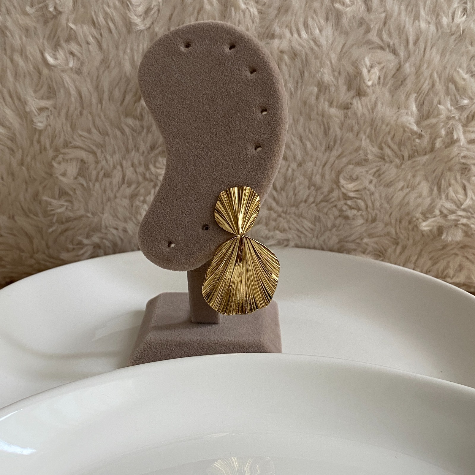 Xuping Gold Rengi Şeker Küpe