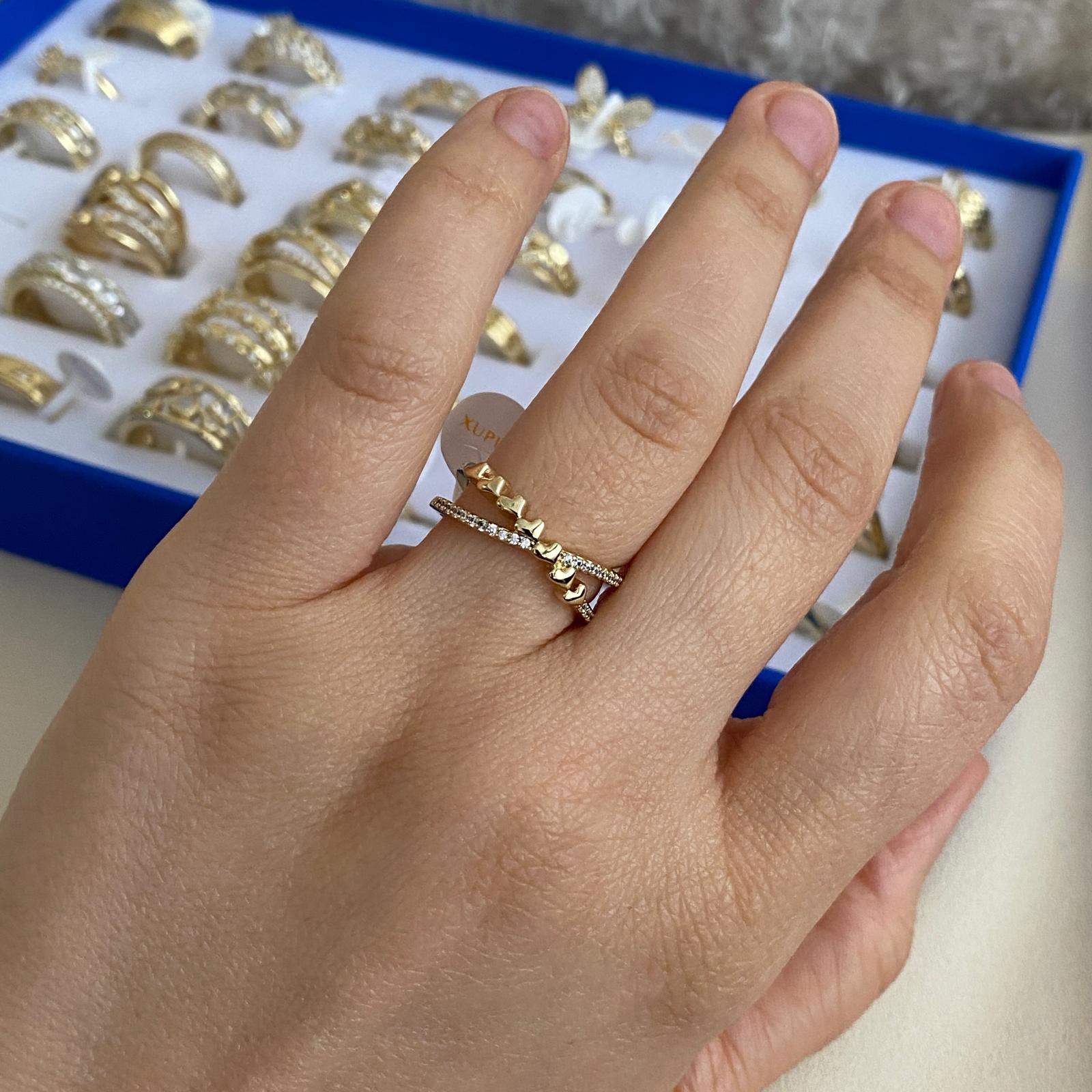 Xuping Gold Rengi X Yüzük