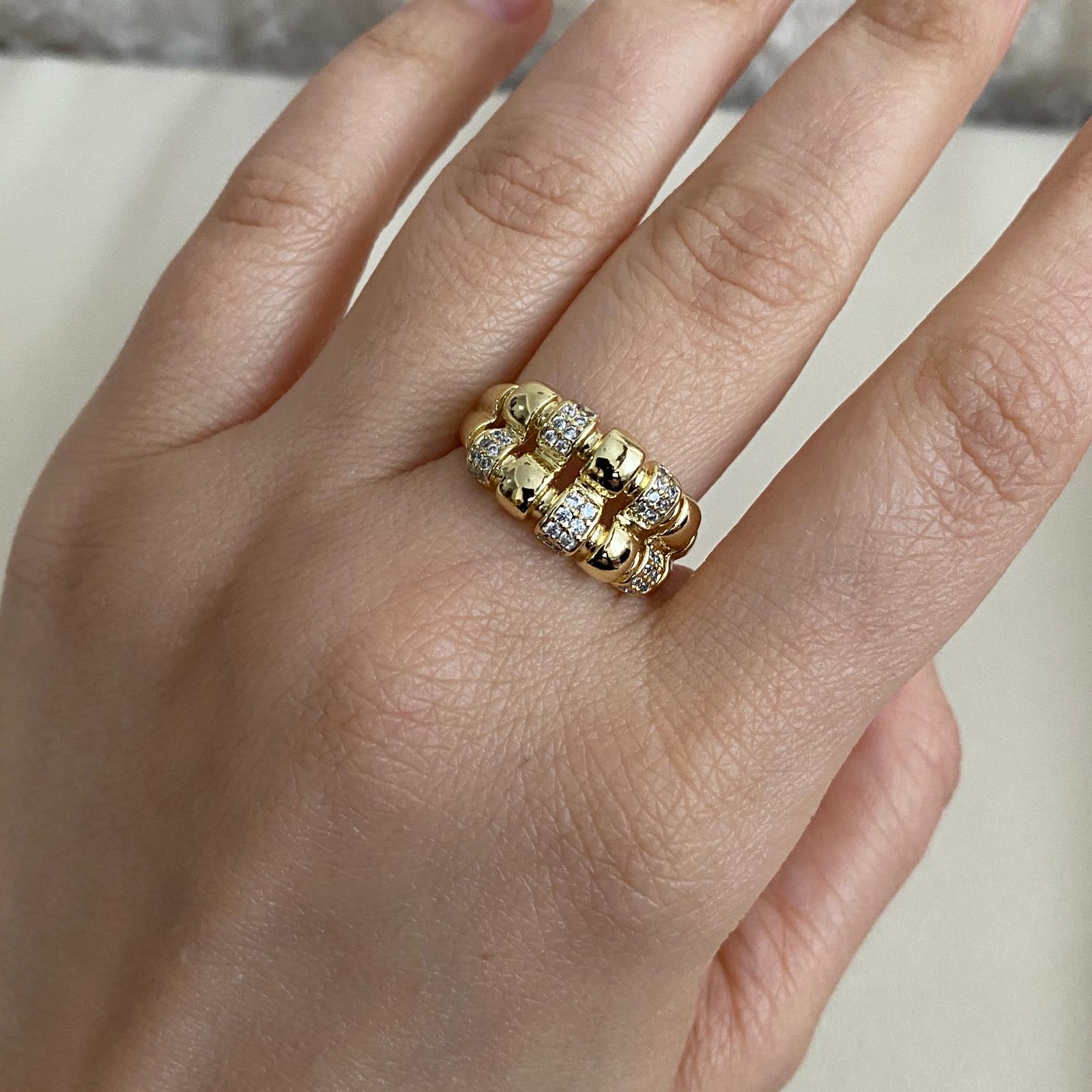 Xuping Gold Rengi İkili Yüzük