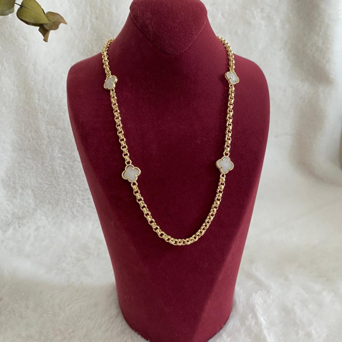 Fully X Gold Yunca Detaylı Zincir Kolye