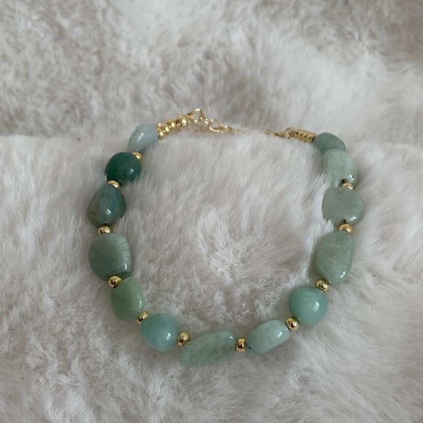 Fully X Doğal Taş Mint Bileklik
