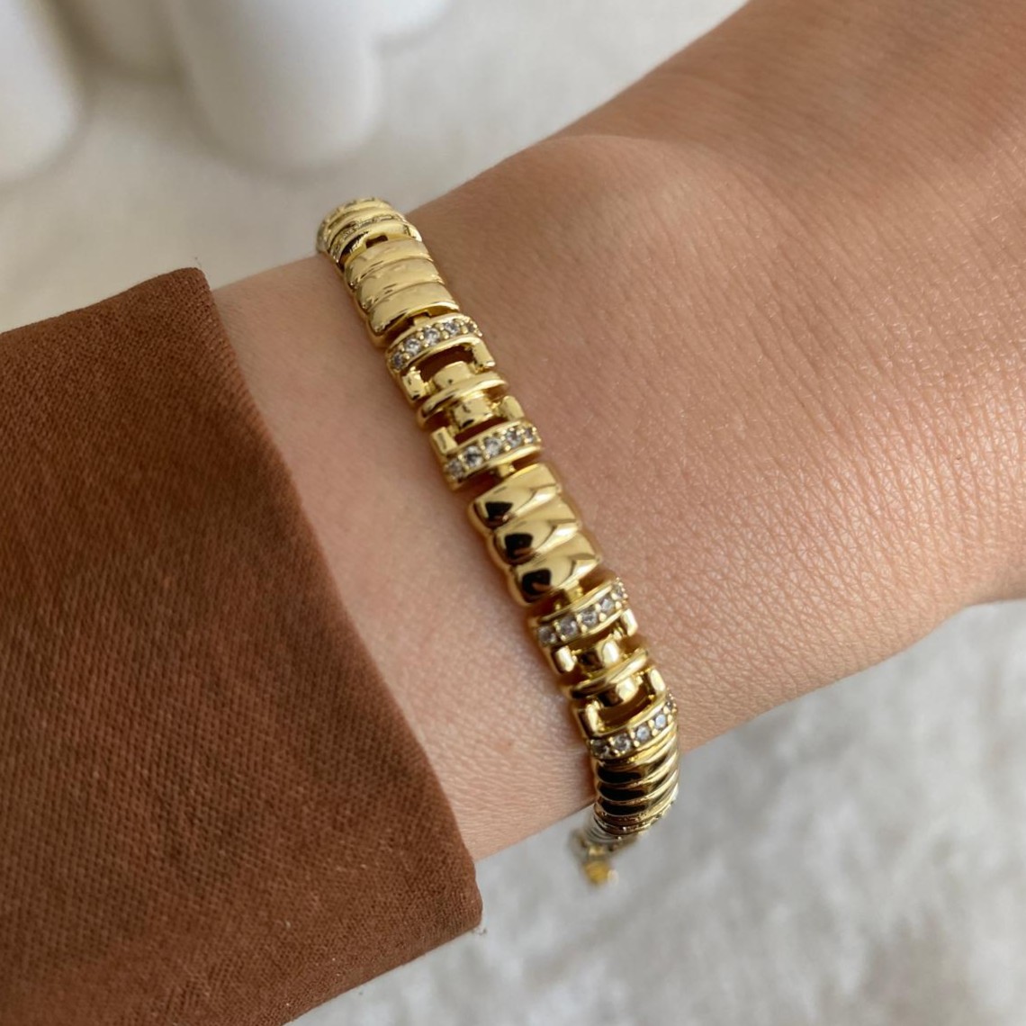 Xuping Gold Rengi Sırma Bilekilk