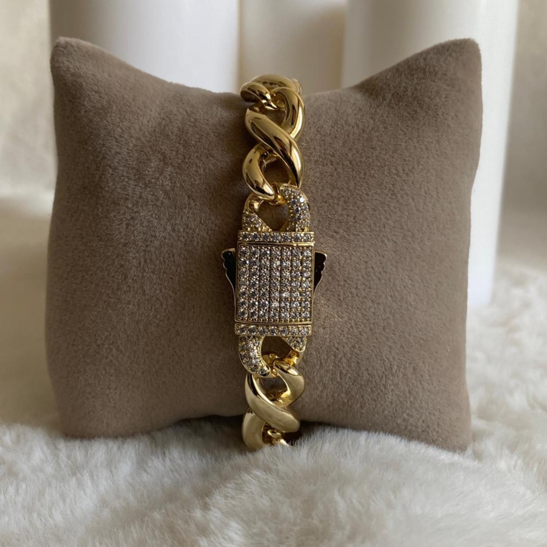 Xuping Gold Rengi VIP Sarmal Zincir Bileklik