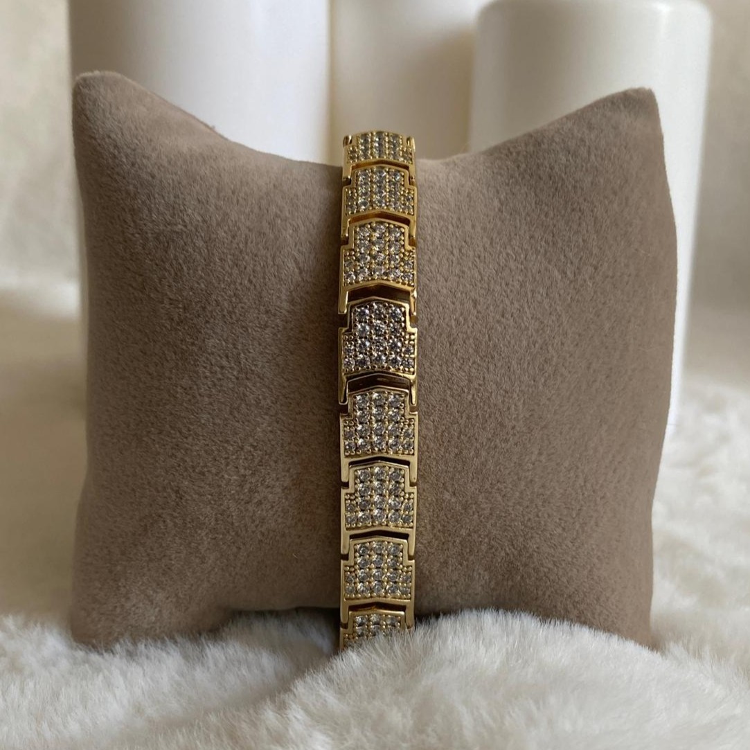 Xuping Gold Rengi VİP Taşlı Bileklik