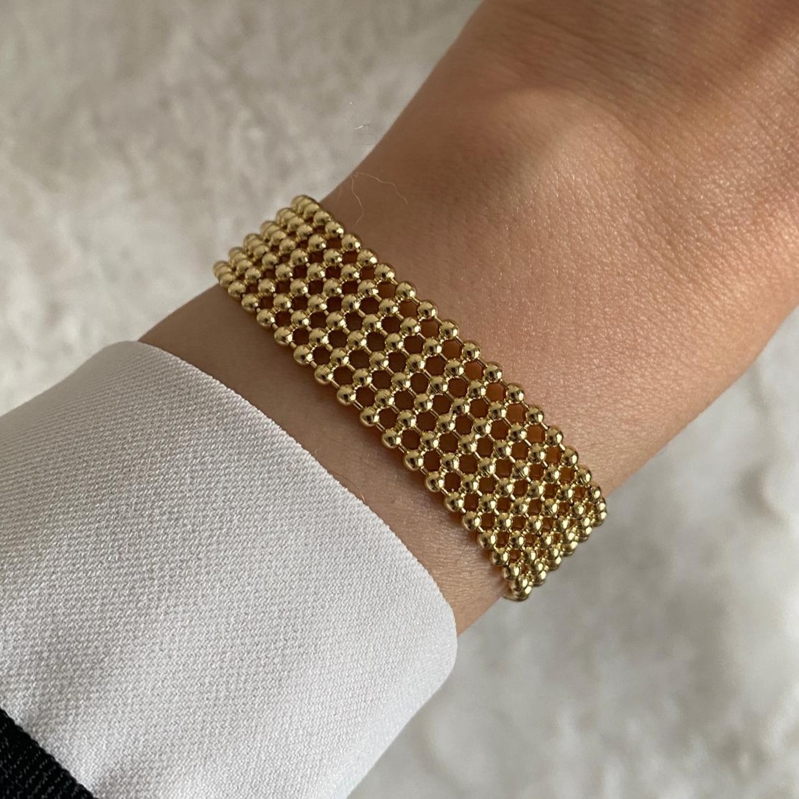 Xuping Gold Rengi Hasır Bileklik