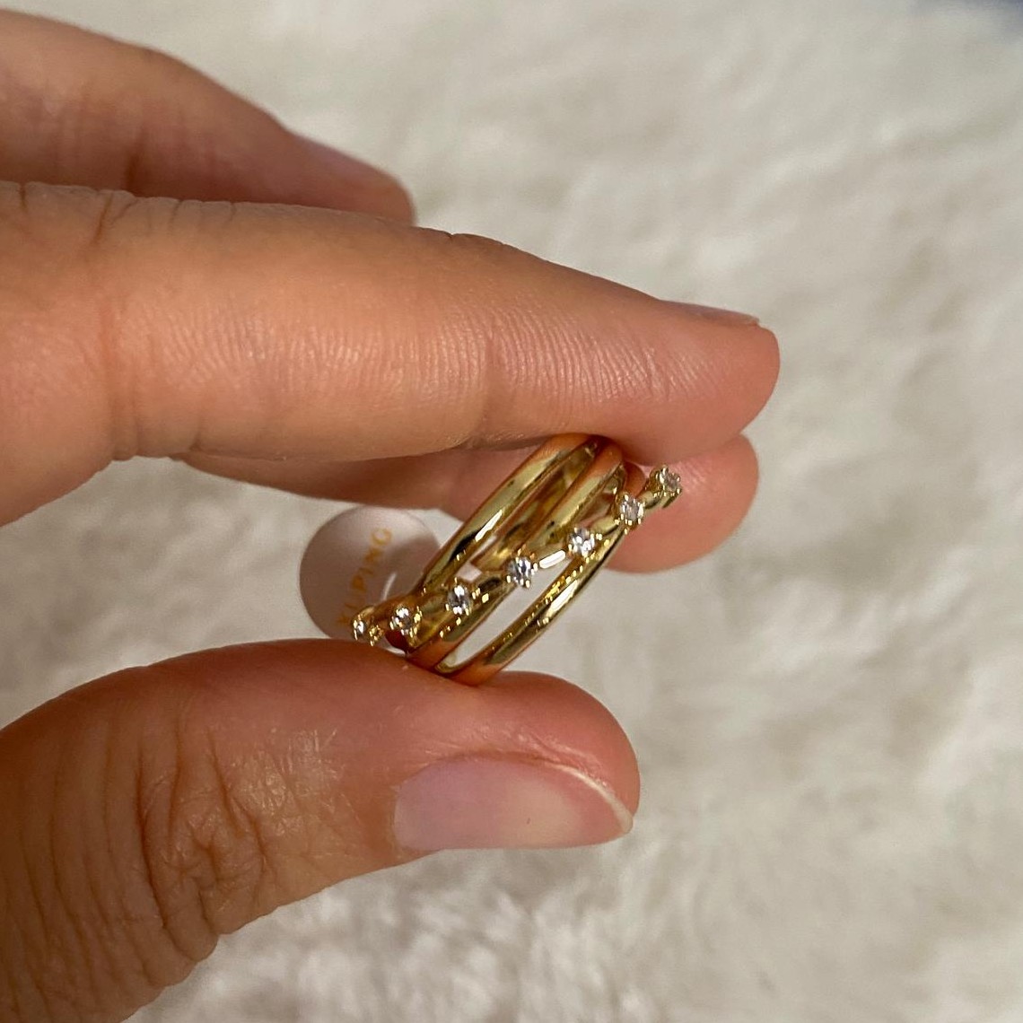 Xuping Gold Rengi Samanyolu Yüzük