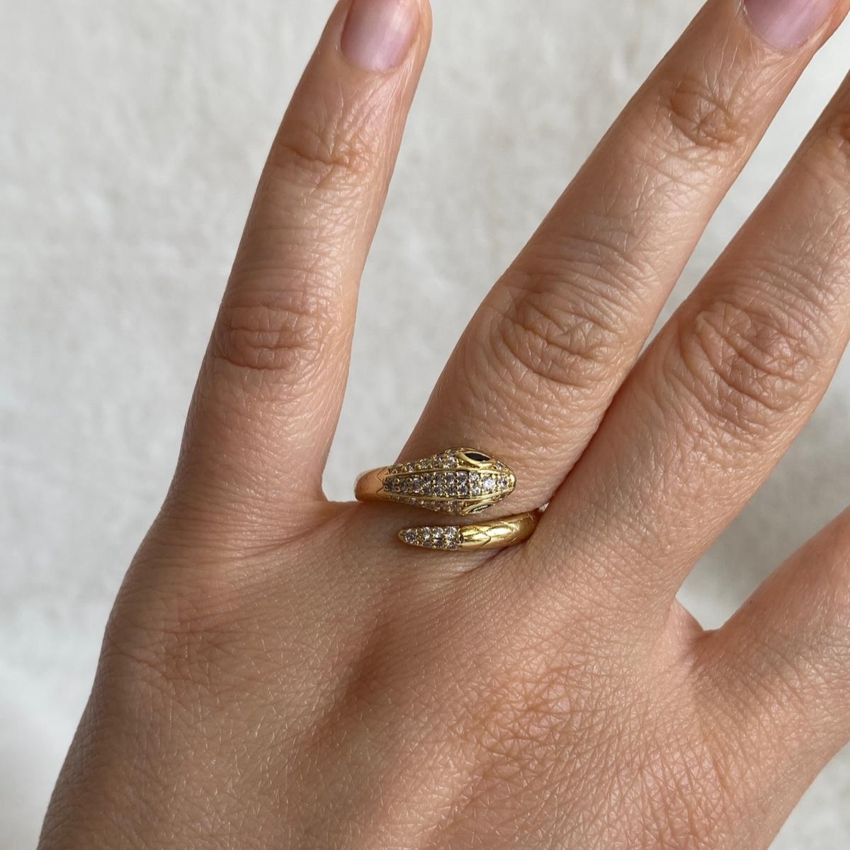 Xuping Gold Rengi Yılan Yüzük