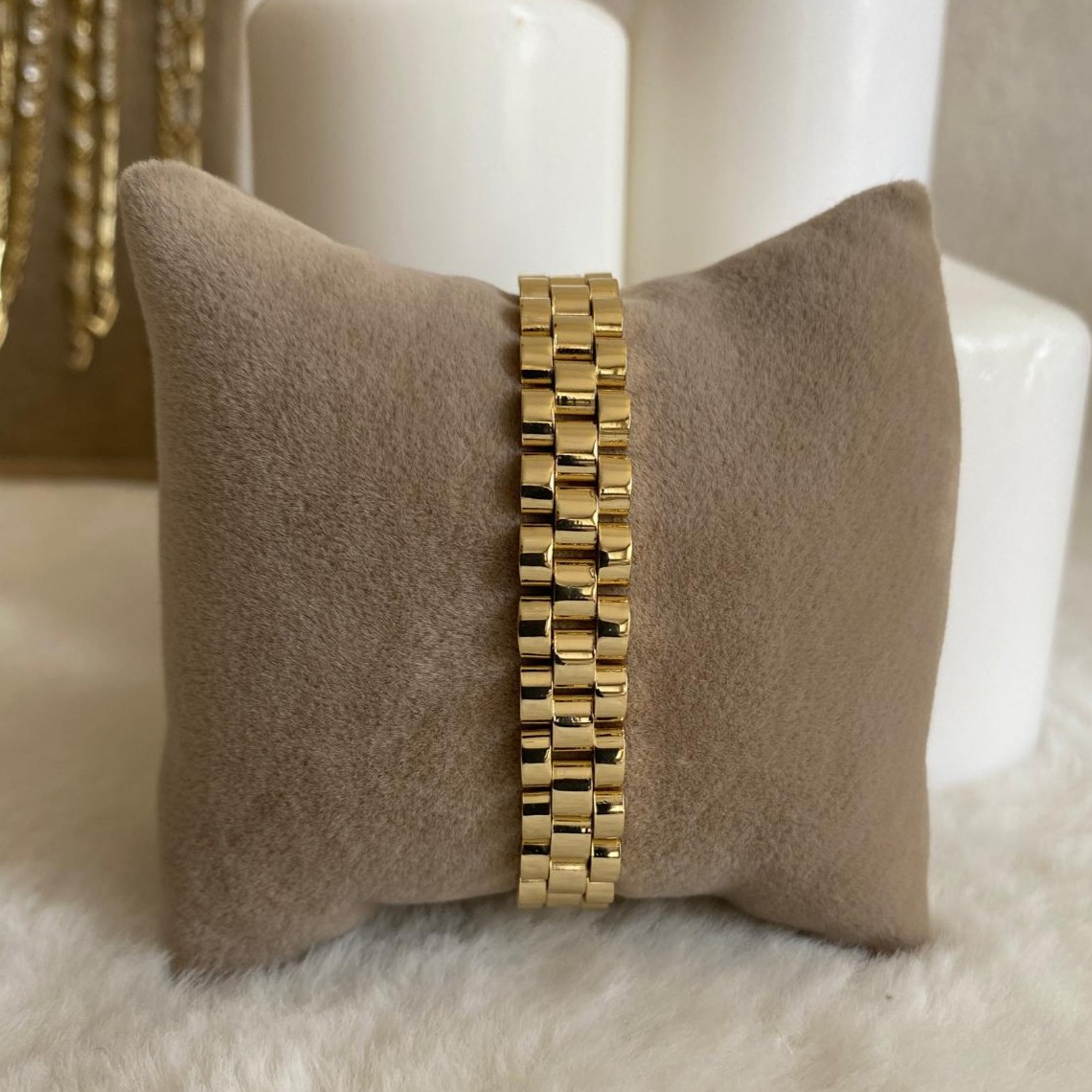 Xuping Gold Rengi Rolex Kordon Bileklik