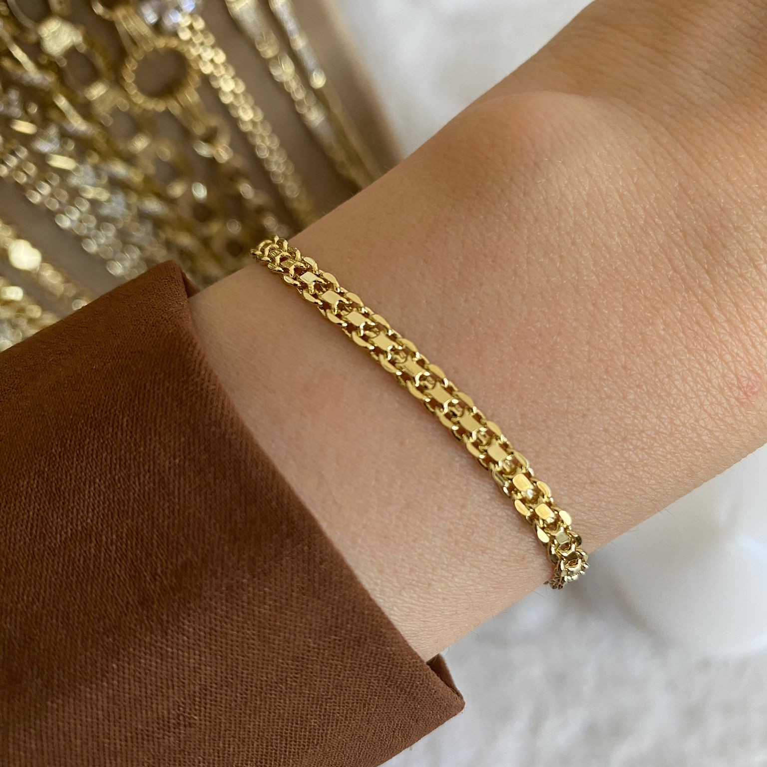 Xuping Gold Rengi Sırma Bileklik