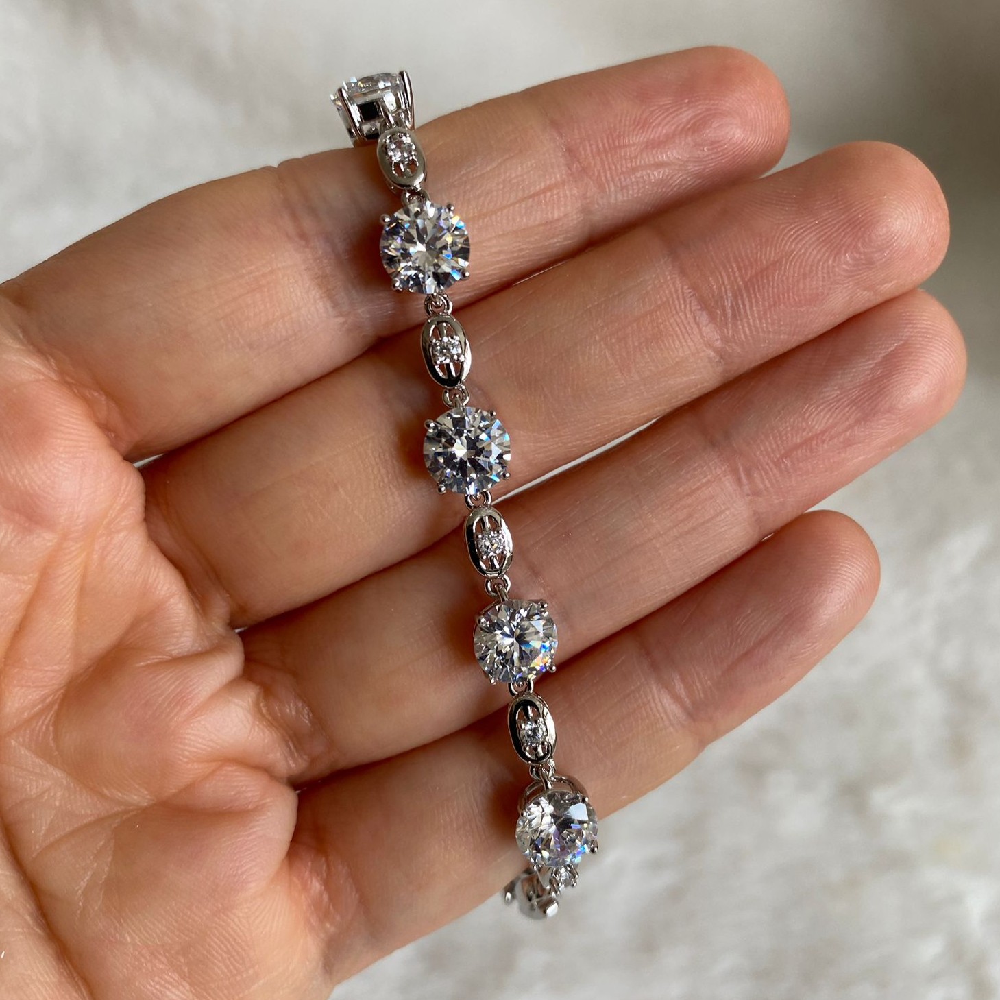 Xuping Silver Rengi  Taşlı Bileklik